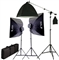 CowboyStudio 2275 Watt Digital Video Continuous Softbox Lighting Kit with Boom and Carrying Case, 2000w Boom Kit