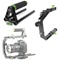 Lanparte C Support Cage Clamp & Top Handle Grip Set for 15mm Rail Rig System (Dslr Video), LanParte TH-01+CA-01